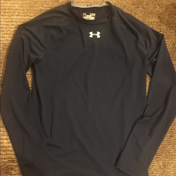 under armour navy compression shirt